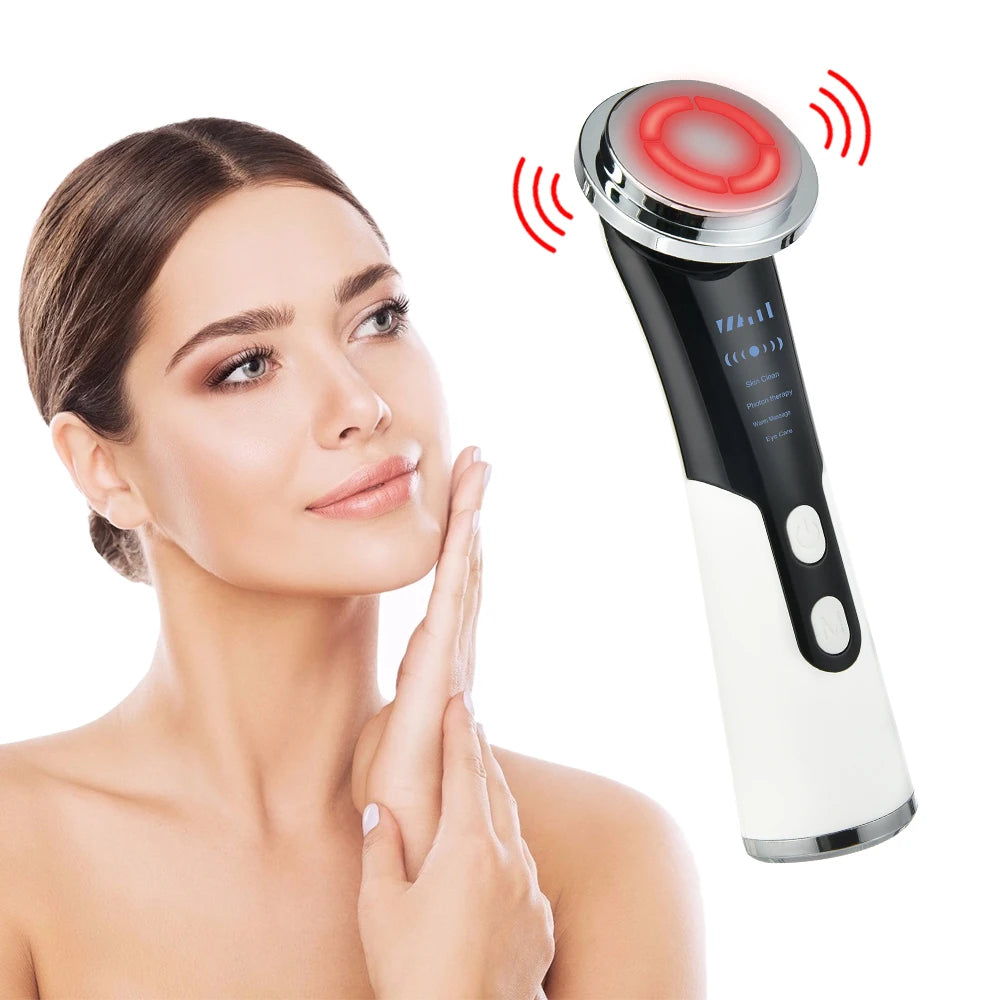 Vibration uses physical and electrical stimulation to boost skin elasticity and cellular metabolism.