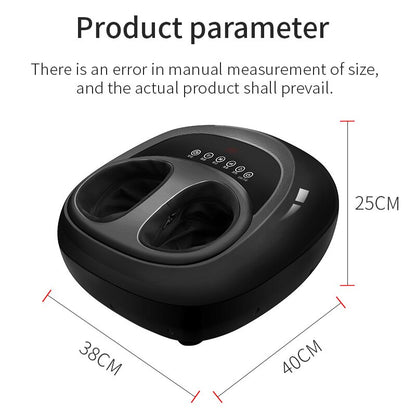 Jinkairui elétrica máquina de massagem nos pés shiatsu massagem profunda compressão de ar para cuidados de saúde terapia de aquecimento infravermelho anti-stress