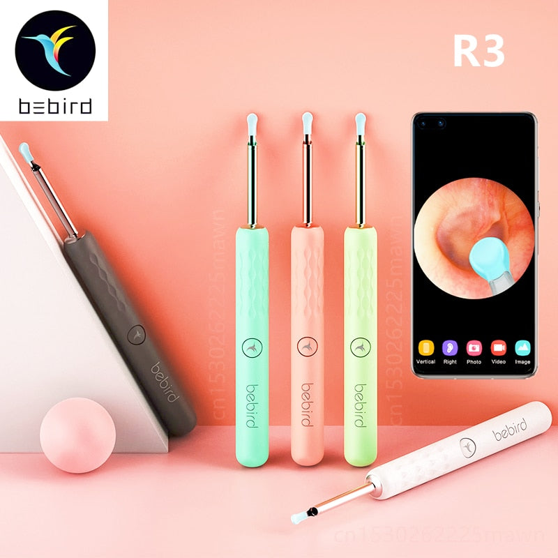 Bebird R1 R3 X3 Smart Visual Ear Sticks Endoscope 300W High Precision Earpick Mini Camera Otoscope Health Care Mijia Ear Cleaner