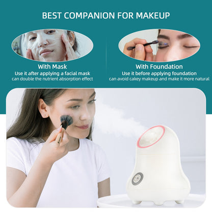 Use it after applying a facial mask before applying foundation can double the