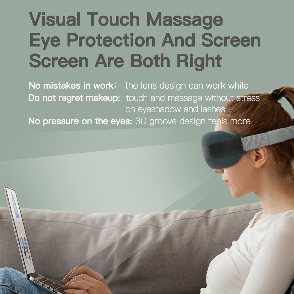 touch ad massage without stress on the eyes: 3D groove