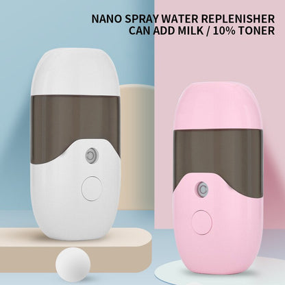 New 50ML Mini Nano Facial Sprayer USB Nebulizer Face Steamer Moisturizing Humidifier Anti-aging Hydrating Beauty Skin Care Tools