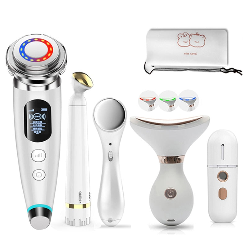 EMS Skin Tightening Rejuvenation Device Radio Frequency Eye Lifting Machine Facial Neck Slimmer Massager Machine Wrinkle Removal