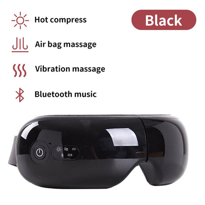 Recarregável Smart Eye Massager Massageador Facial Bluetooth Música Dobrável Pressão de Ar Aquecimento Massagem Relaxamento