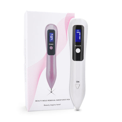 Caneta de Plasma LCD Máquina de Remoção de Toupeiras de Tatuagem 9 Nível Remoção de Iluminação LED Removedor de Manchas Escuras Ferramenta de Remoção de Tatuagem Marca de Verrugas