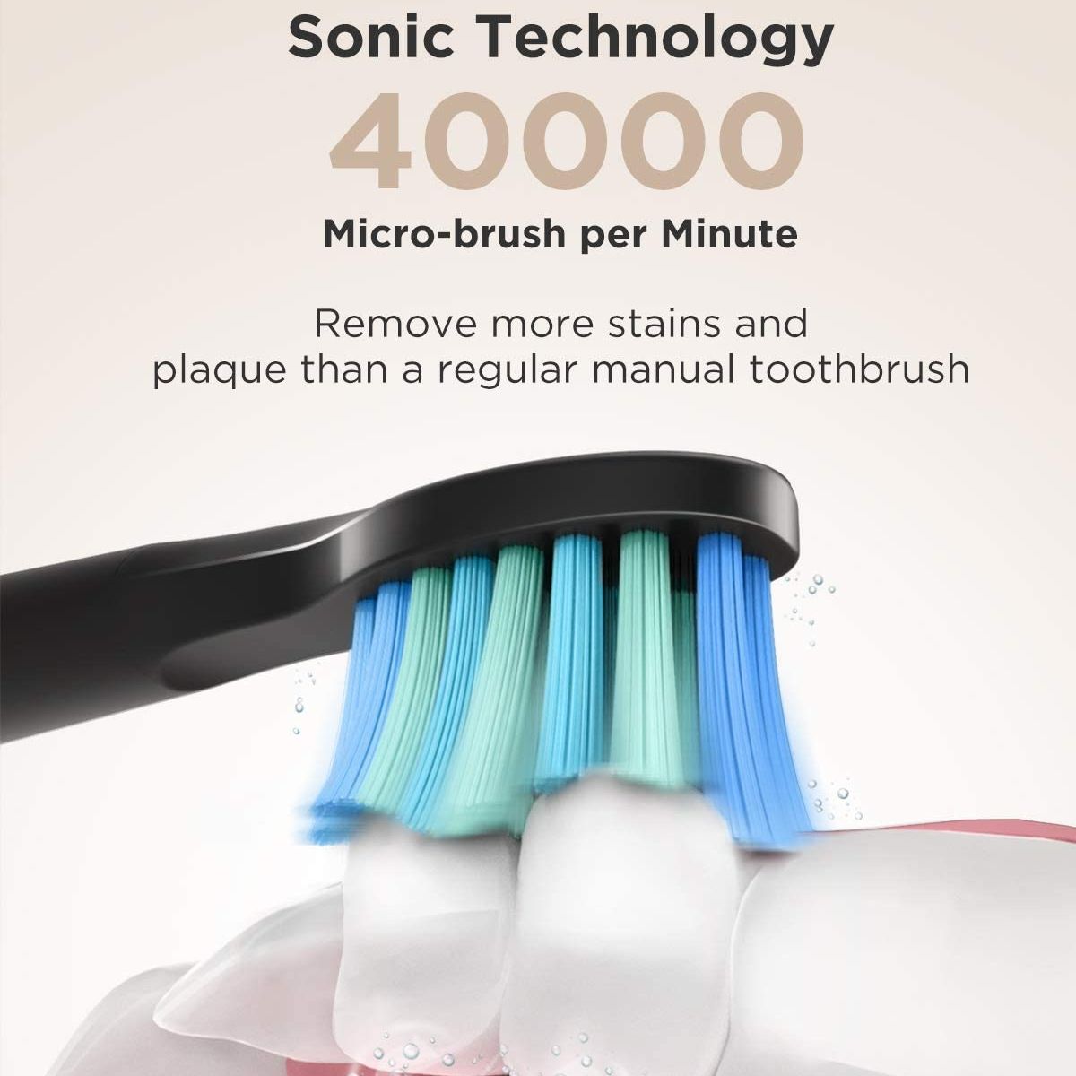 Sonic Technology 40oo0 Micro-brush per Minute Remove more 