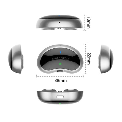 Dispositivo anti-ronco inteligente Solução eficaz para ajudar a dormir, parar de roncar, rolha na garganta, rolha de ronco APP registra e analisa o sono