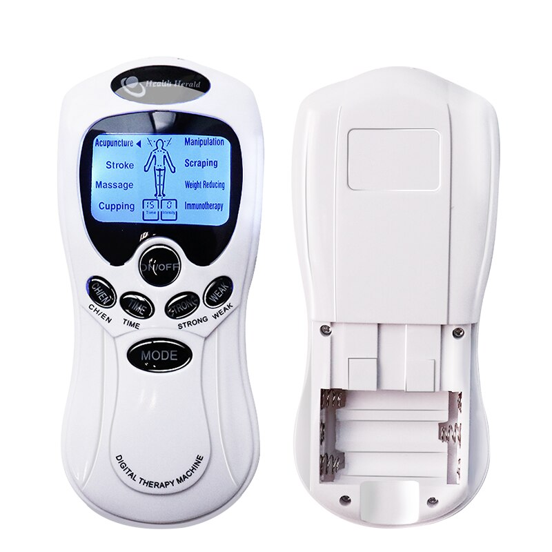 TENS EMS Massager Muscle Stimulation Electronic 8 Mode Personal Nerve Stimulator Electro Stimulation Therapy Machine Pain Relief