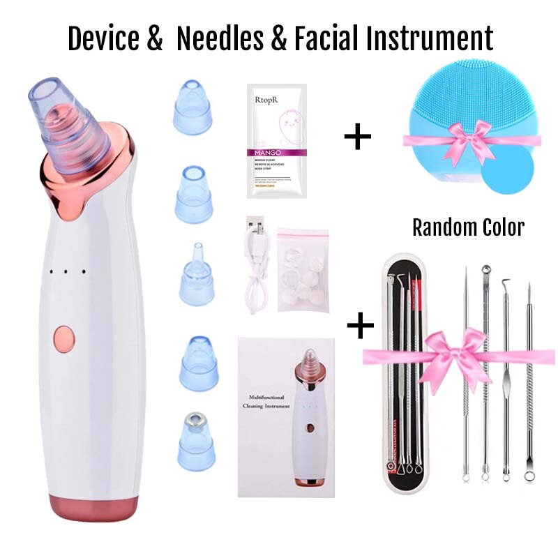 Vacuum Blackhead Remover Face Black Spots Cleaner White Dot Pimple Removal Tools 2022  New Arrival