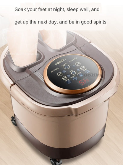 Foot Bath Artifact Footbath Household Electric Massage Heating Foot Bath Barrel with Automatic Foot Tub Foot Bath Massager