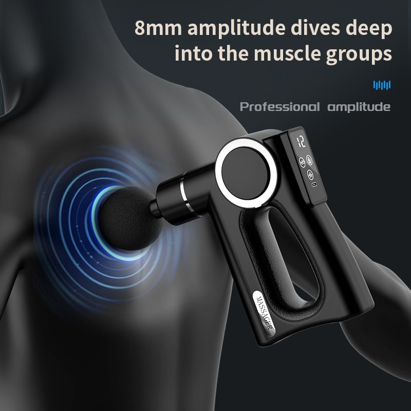 Mini Pistola Fascia Massagem por Vibração Portátil Pequeno Massageador de Relaxamento Muscular Massagem Corporal Equipamento de Fitness