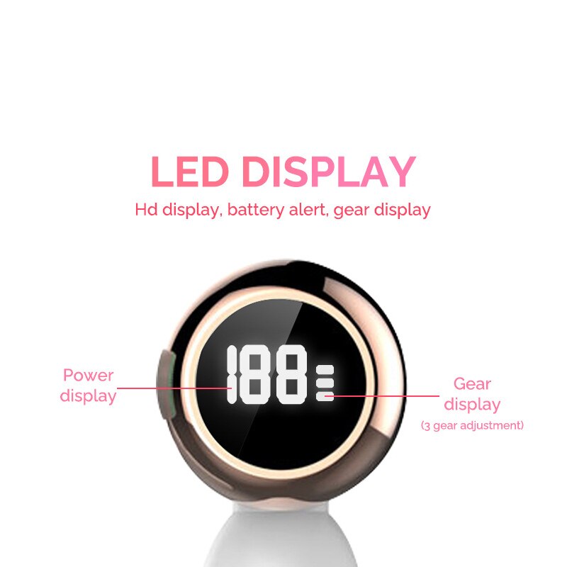 LED DISPLAY Hd display; battery alert, display Power