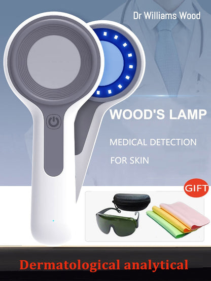 Skin Examination Test Medical Wood&#39;s Lamp Dermoscope Skin Analyzer Medical Woods Lamp Skin Analysis