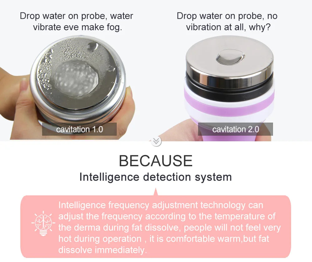 Waterproof device doesn't vibrate with water; adjusts heat to skin temp for comfort.