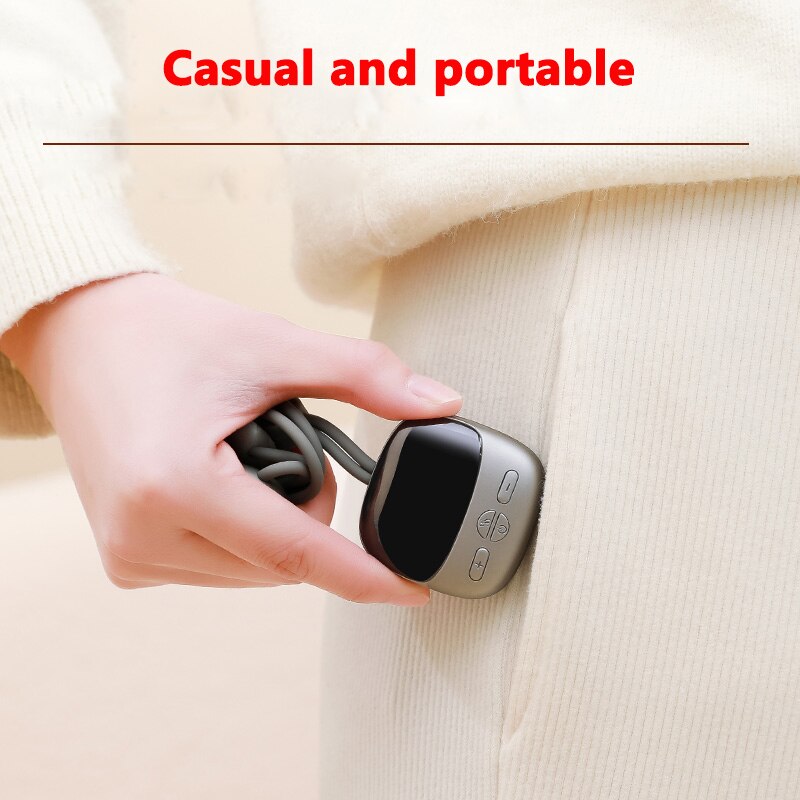 Masseur de cou Portable Mini masseur d'épaule cervicale suspendu pour le soulagement de la douleur EMS impulsion chaude compresse Massage électrique du cou