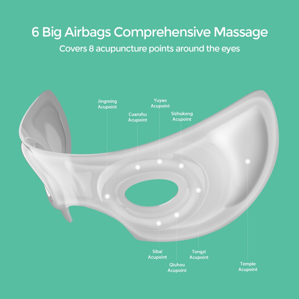 6 Big Airbags Comprehensive Massage Covers 8 acupuncture points