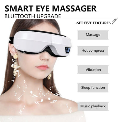 Home Smart Eye Massager Airbag Vibração Eye Care Instrument Rechargea Hot Compress Eye Massage Óculos Fadiga Bolsa & Rugas