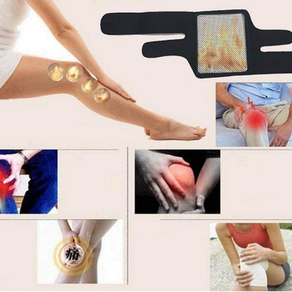 Tourmaline auto-chauffant genouillères soutien orthèse thérapie magnétique masseur de jambe ceinture arthrite soulagement de la douleur articulaire genouillère