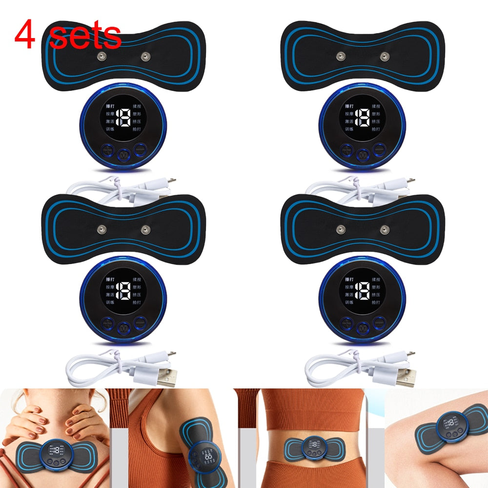 Masseur rechargeable pour le cou Massage électrique du cou EMS Patch de massage de la vertèbre cervicale pour le soulagement de la douleur musculaire, livraison directe de soutien