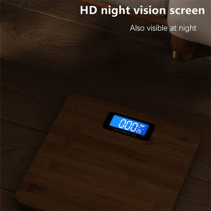 Wood Fall-proof Body Weight Scale Household Precise Smart Body Fat Scale Electronic Weighing Scale LED Digital Bathroom Scale