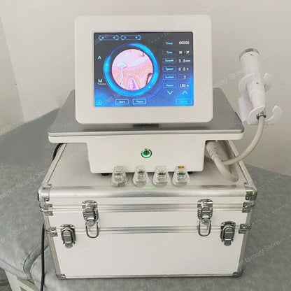 Máquina de microagujas fraccionadas RF con martillo frío Radiofrecuencia RF Estiramiento de la piel Cicatrices de acné Eliminación de estrías para salón