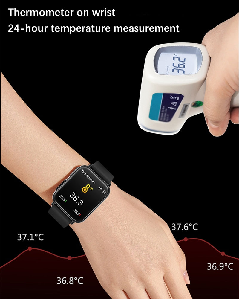 Thermometer on wrist 24-hour temperature measurement 8 081 