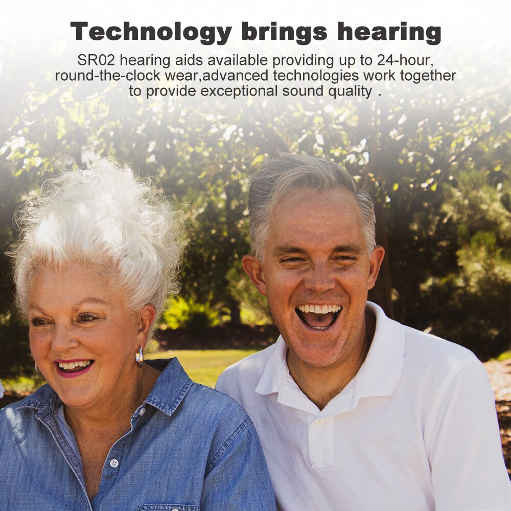 Hearing Aids Audifonos SR02 Elderly Adjustable Micro Wireless  Invisible  Ear Sound Amplifier