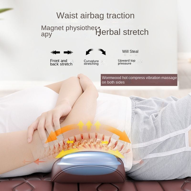 Neck Back Foot Full Body Pain Relief RelaxationElectric Massage Mattress Moxibustion Magnet Therapy Vibrating Kneading Mat