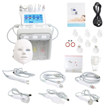 7 IN1 Hydraulic Professional Machine Scrub Oxygen Cleaning HO2O Bubbles Hidrodermoabrasion  Facial Skin Scrubber Water Peel Lift