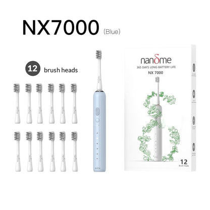 Nandme NX7000 Smart Sonic Electric Toothbrush Ultrasound IPX7 Rechargeable Tooth Brush 5 Mode Smart Time Whitener Teethbrush