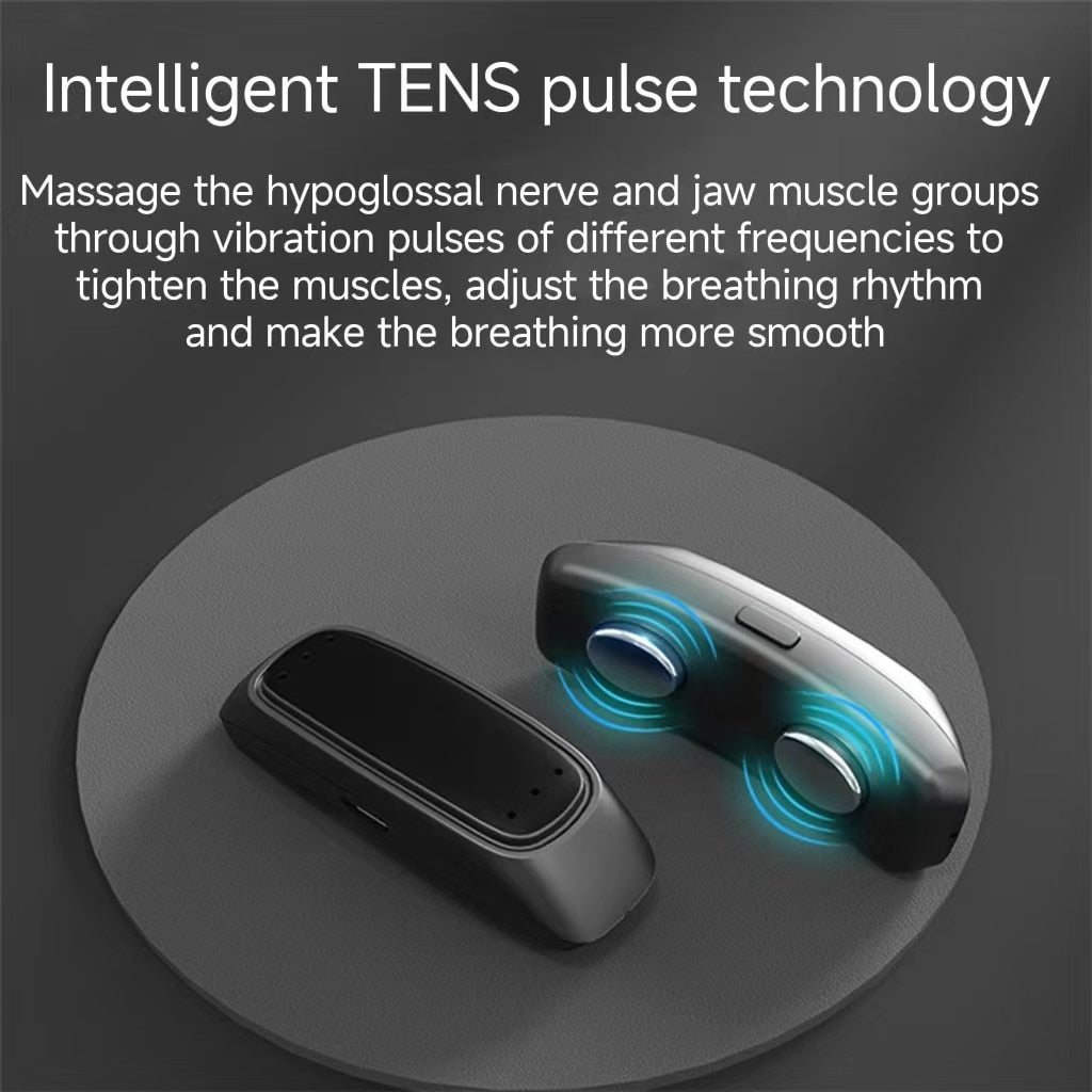 Intelligent TENS pulse technology Massage the hypoglossal nerve and