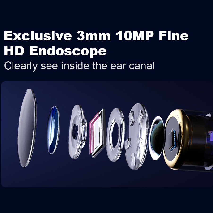 Exclusive 3mm 1OMP Fine HD Endoscope Clearly see