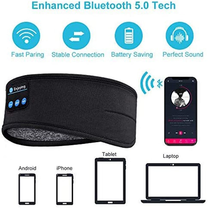 Enhanced Bluetooth 5.0 Tech B Fast Paring Stable Connection Battery