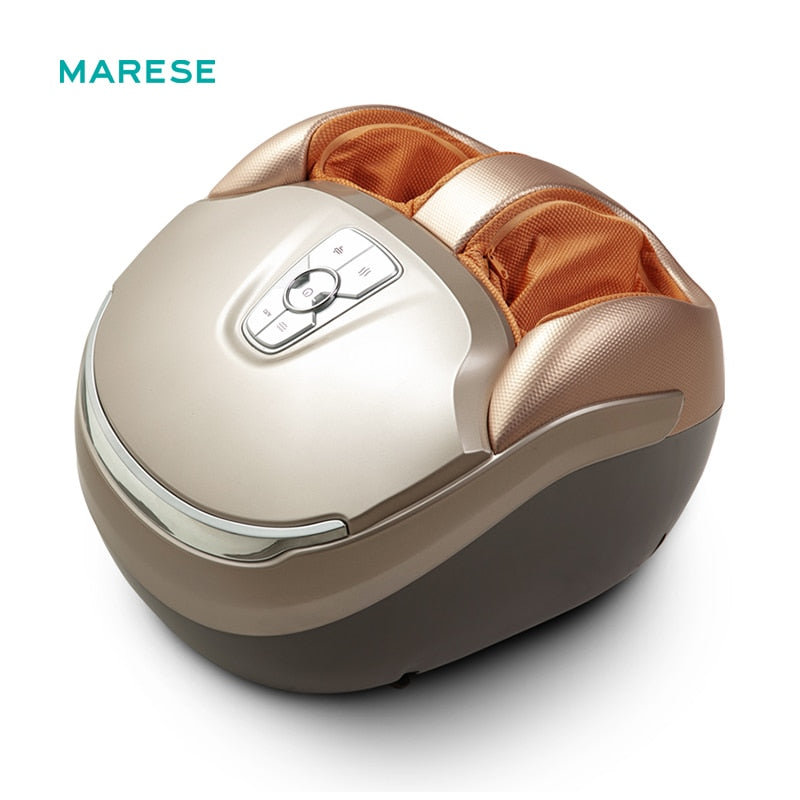 MARESE M7 Plus Máquina Elétrica Massageador de Pés com Massagem de Vibração Profunda Aquecida Rolamento Amassar Compressão de Ar Presente Saudável