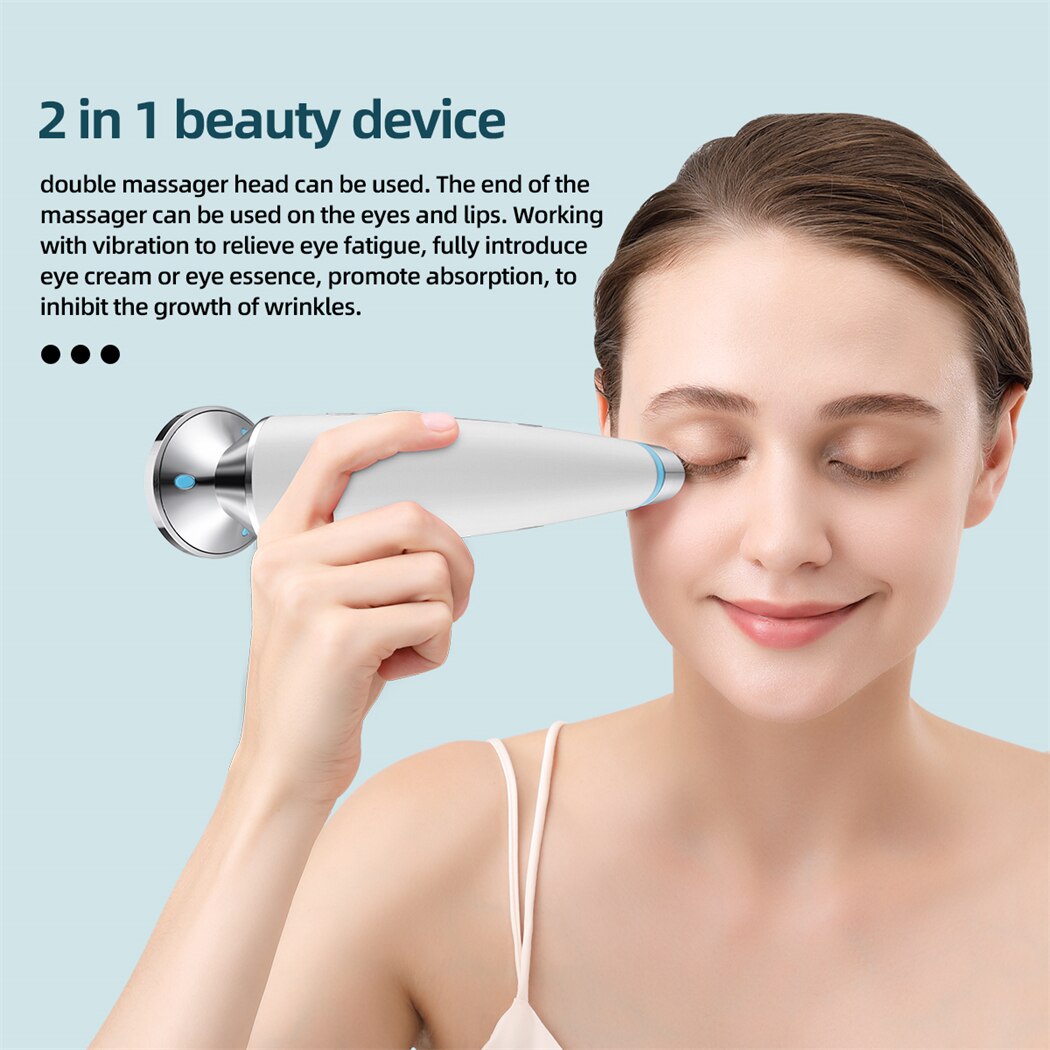 the end of the massager can be used on the eyes and lips