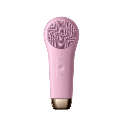 Electric Facial Cleansing Brush Silicone Ultrasonic Vibration Face Cleanser Deep Pores Blackhead Cleaning Washing Skin Massager