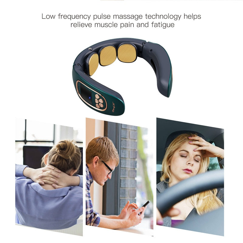 Low frequency pulse massage technology helps relieve muscle pain and