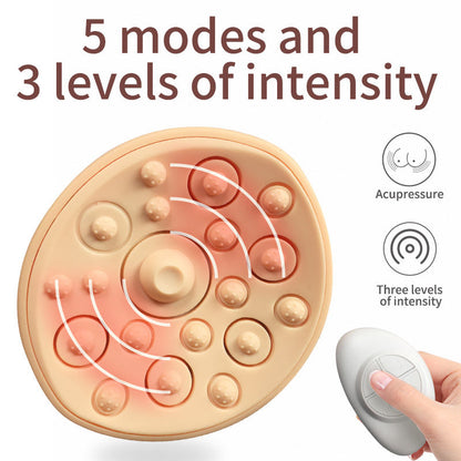 Rechargeable Silicone Vibrant Usage Domestique Levage Du Sein USB Rechargeable Sans Fil pour Femmes Électrique Masseur Du Sein Dispositif