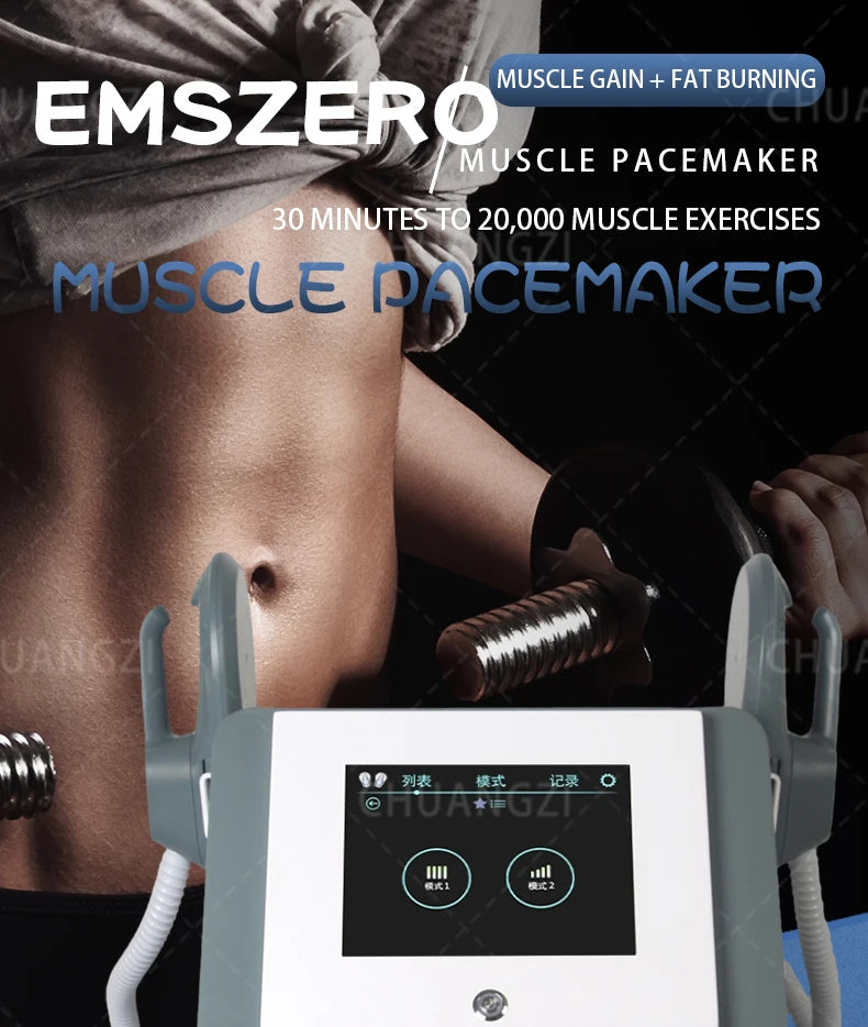 EMSzero: Rapid Muscle Growth & Efficient Fat Removal in Just 30 Minutes.