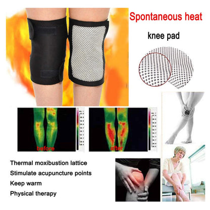 Tourmaline auto-chauffant genouillères soutien orthèse thérapie magnétique masseur de jambe ceinture arthrite soulagement de la douleur articulaire genouillère