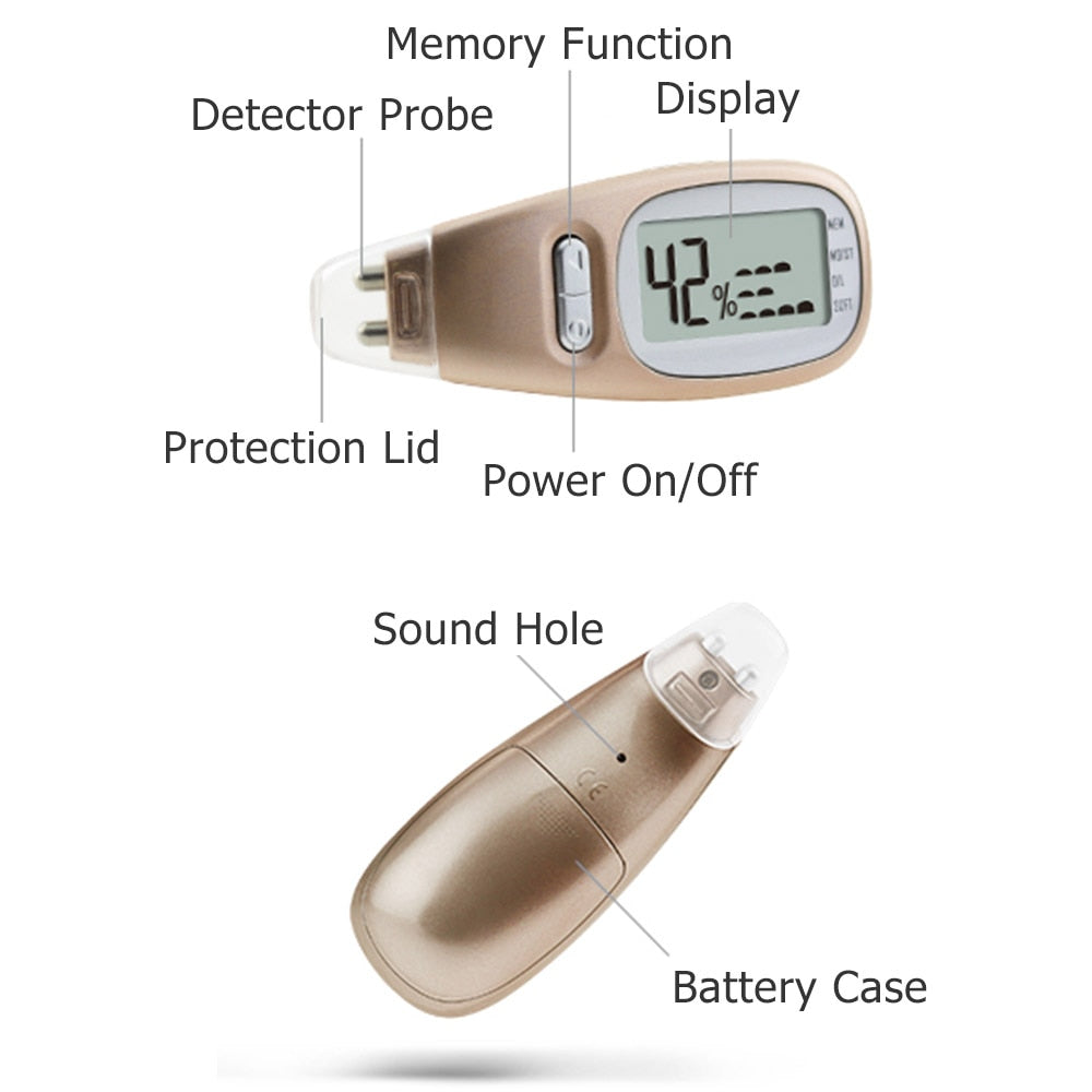 Memory Function Detector Probe Display %_ Protection Lid Power