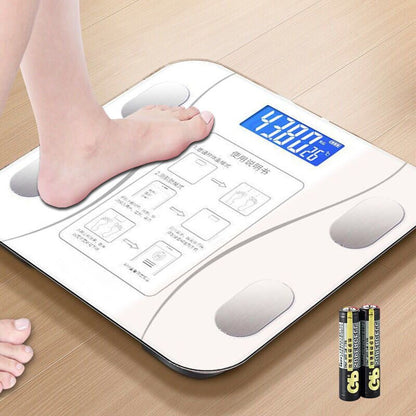 Bathroom Scales Wireless Digital Weight Scale Body Fat Water Balance BMI Composition Analyzer Connect Bluetooth Smartphone Scale