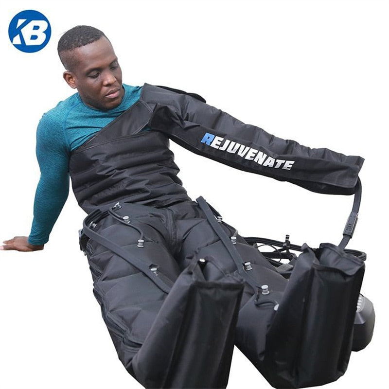 Sye Sye 6 cavité masseur de Compression d'air jambe pied Circulation pressothérapie Air favoriser la Relaxation du sang bottes de récupération