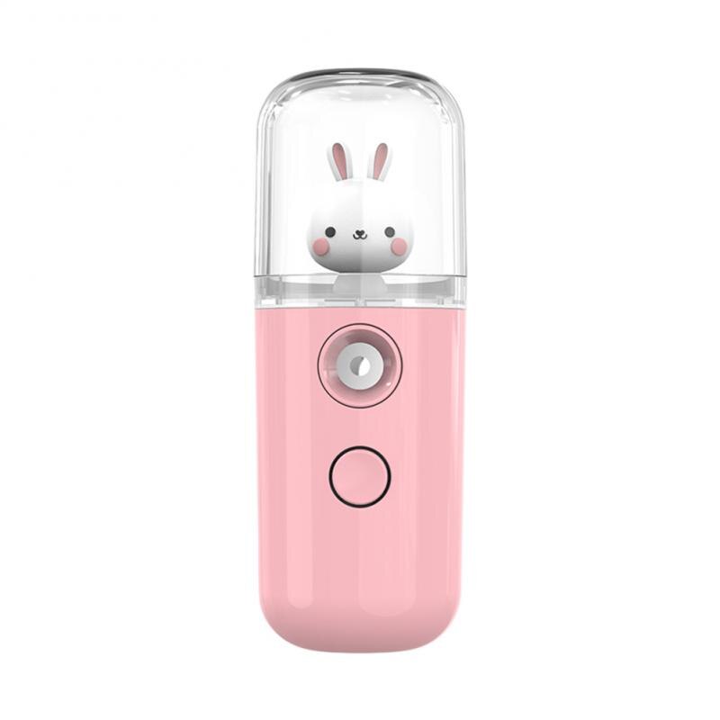 Conejo y Tigre creativo Nano pulverizador Facial Mini humidificador USB vaporizador de cara nebulizador hidratante belleza instrumentos cuidado de la piel