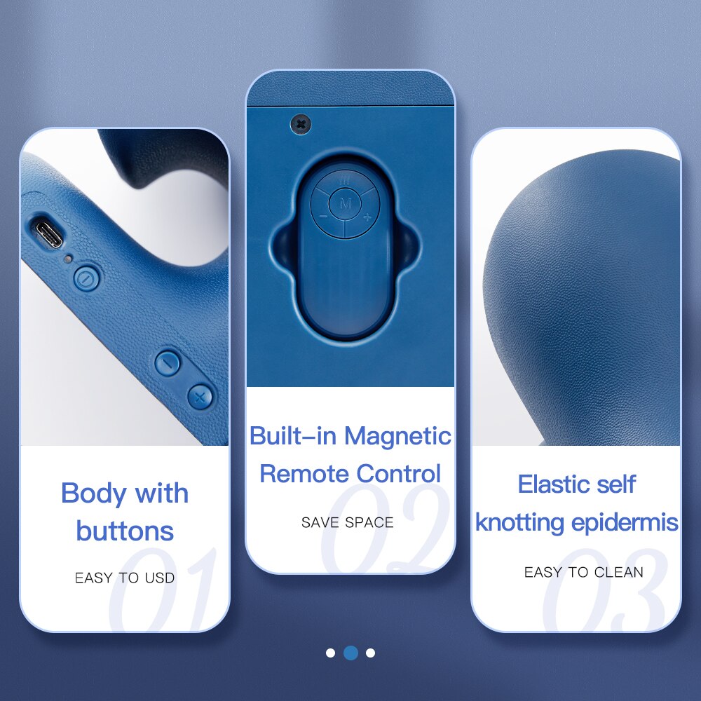 Built-in Magnetic Remote Control Elastic self Body with buttons SAVE