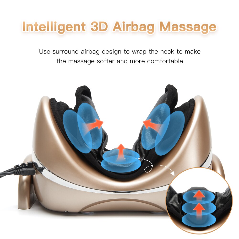 Intelligent 3D Airbag Massage Use surround airbag design to wrap the