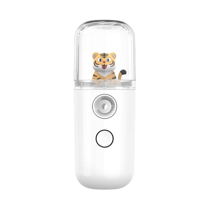 Conejo y Tigre creativo Nano pulverizador Facial Mini humidificador USB vaporizador de cara nebulizador hidratante belleza instrumentos cuidado de la piel