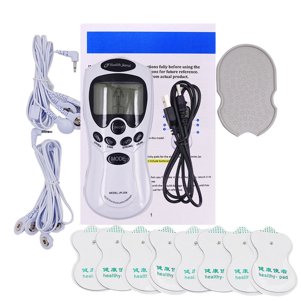 Health Tens Muscle Neck Massager Back Electric Digital Therapy Machine Massage Stimolatore elettronico a impulsi per la cura completa del corpo