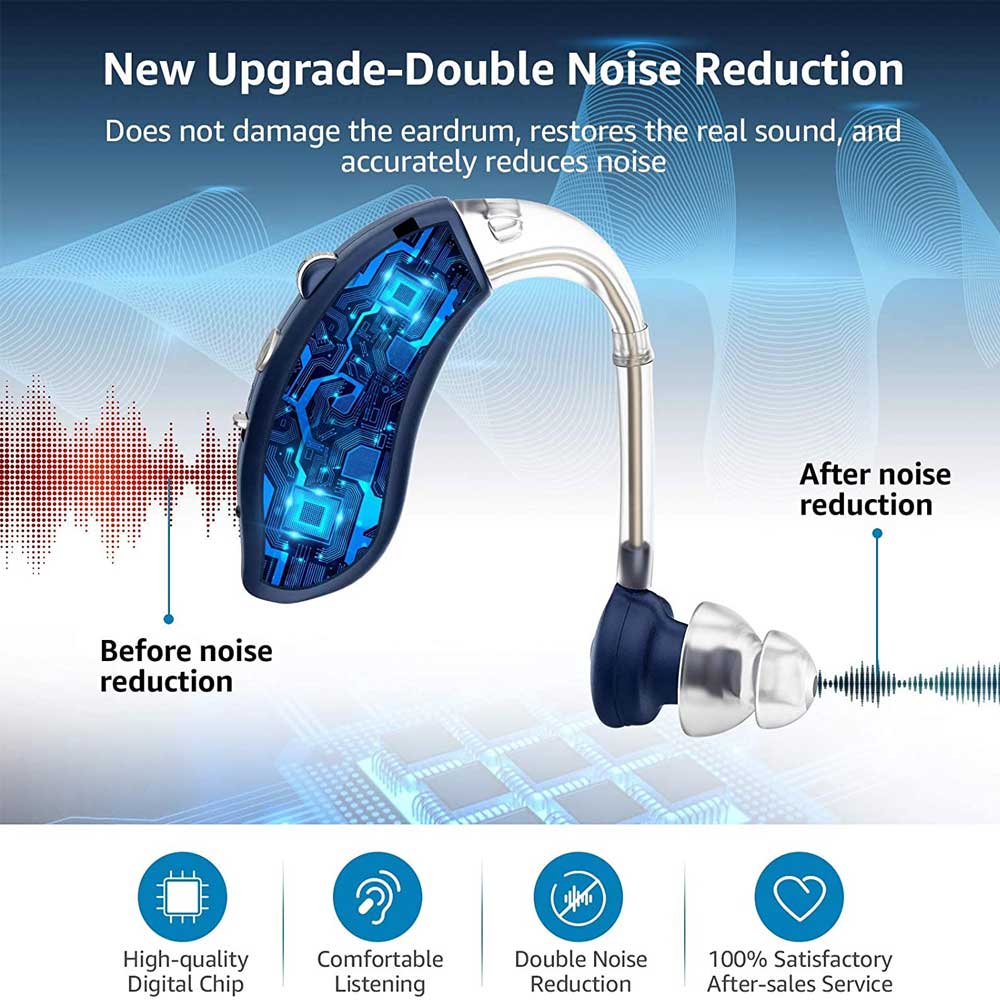 Invisible Chargeable Hearing Aid Amplifiers Mild Severe Hearing Impairment Hearing Aids Audifonos Sound Devices For Both Ears