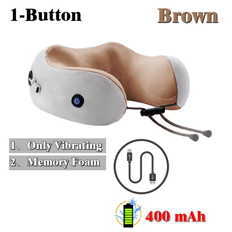 1-Button Brown 1. Only Vibrating 2 Memory Foam 400